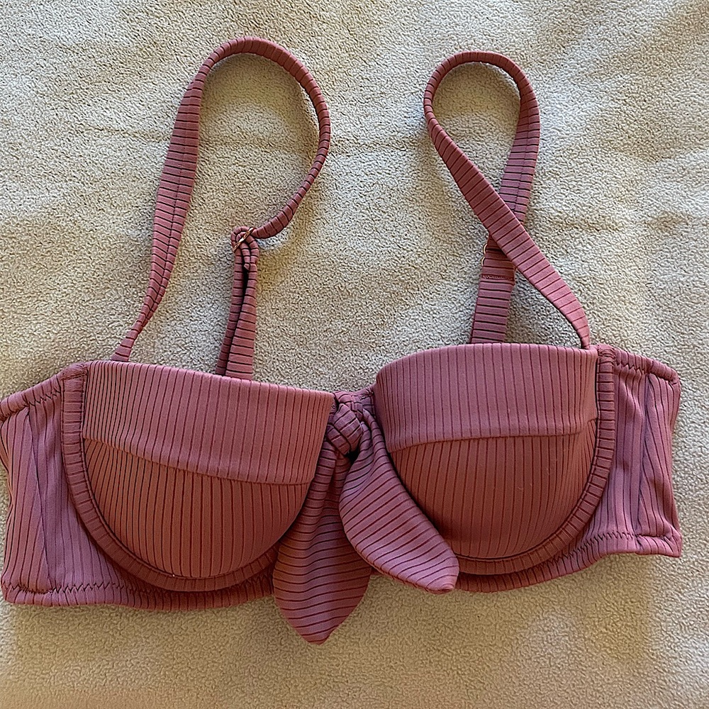 Shade & Shore Pink Bikini Top